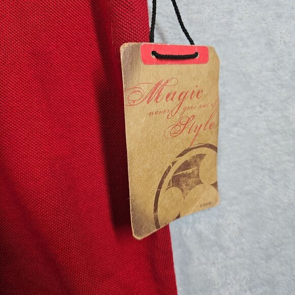 NWT Disney Mens XL Classic Fit Red Grumpys Miners Guild Polo Shirt Attitude Dad - Picture 4 of 12